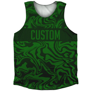 Vapor Design Custom Finish Line Athletic Tank Top - Forest Green and Kelly Green Vapor Design Custom Finish Line Athletic Tank Top - Forest Green and Kelly Green