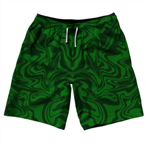 Vapor Design 10" Swim Shorts Made in USA - Forest Green and Kelly Green Vapor Design 10" Swim Shorts Made in USA - Forest Green and Kelly Green