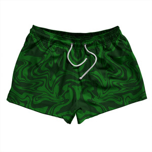 Vapor Design 2.5" Swim Shorts Made in USA - Forest Green and Kelly Green Vapor Design 2.5" Swim Shorts Made in USA - Forest Green and Kelly Green