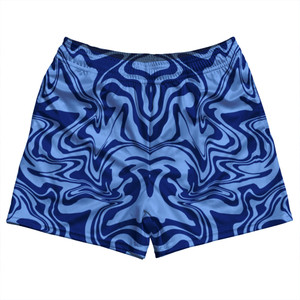 Vapor Design Rugby Shorts Made In USA - Blue Carolina and Royal Blue Vapor Design Rugby Shorts Made In USA - Blue Carolina and Royal Blue