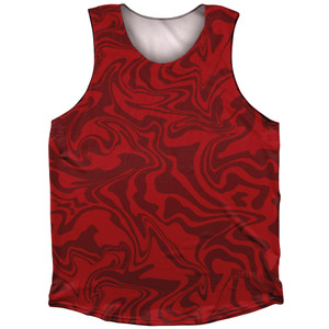Vapor Design Athletic Tank Top - Red Dark and Red Maroon