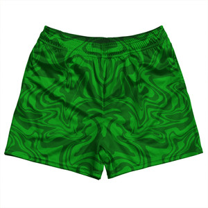 Vapor Design Rugby Shorts Made In USA - Kelly Green and Grass Green Vapor Design Rugby Shorts Made In USA - Kelly Green and Grass Green