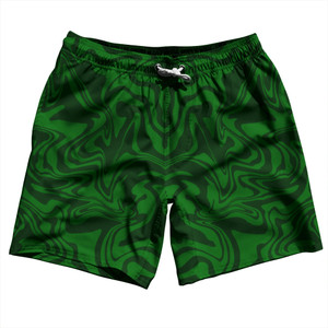 Vapor Design Swim Shorts 7" Made in USA - Forest Green and Kelly Green Vapor Design Swim Shorts 7" Made in USA - Forest Green and Kelly Green