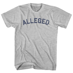 Alleged Youth Cotton T-shirt - Grey Heather