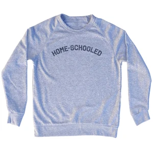 Home Schooled Adult Tri-Blend Sweatshirt - Grey Heather