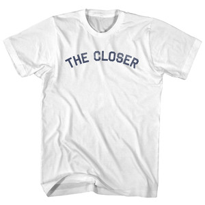 The Closer Adult Cotton T-shirt - White