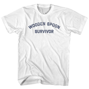 Wooden Spoon Survivor Youth Cotton T-shirt - White Wooden Spoon Survivor Youth Cotton T-shirt - White