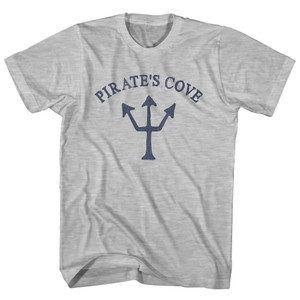 Pirate's Cove Trident Womens Cotton Junior Cut T-Shirt - Grey Heather Pirate's Cove Trident Womens Cotton Junior Cut T-Shirt - Grey Heather