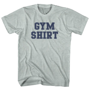 Gym Shirt Adult Tri-Blend T-shirt - Athletic Cool Grey
