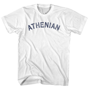 Athenian Womens Cotton Junior Cut T-Shirt - White