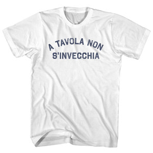 A Tavola Non S'invecchia Youth Cotton T-shirt - White A Tavola Non S'invecchia Youth Cotton T-shirt - White