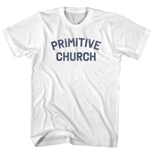 Primitive Church Adult Cotton T-shirt - White