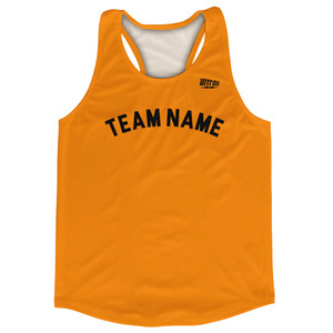 Custom Arched With Black Text Running Racerback Singlet - Orange Tennessee Custom Arched With Black Text Running Racerback Singlet - Orange Tennessee