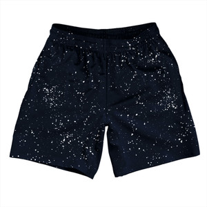 Splatter Soccer Shorts Made In USA - Navy Blue Almost Black and White Splatter Soccer Shorts Made In USA - Navy Blue Almost Black and White