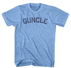 Adult X-Small- GUNCLE Adult Tri-Blend T-shirt - Athletic Blue- Final Sale Z44