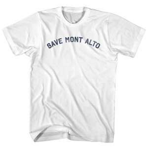Save Mont Alto Youth Cotton T-shirt - White Save Mont Alto Youth Cotton T-shirt - White