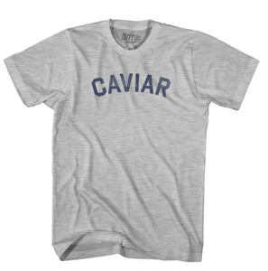 Adult Medium - Caviar Adult Cotton T-shirt - Grey Heather - Final Sale Z1