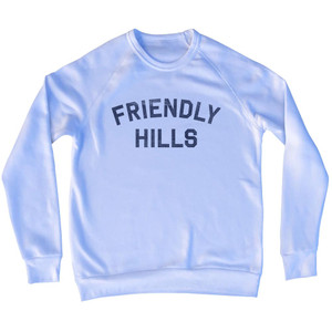 Friendly Hills Adult Tri-Blend Sweatshirt - White