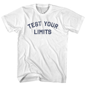 Test Your Limits Youth Cotton T-shirt - White