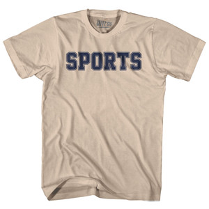 Sports Adult Cotton T-shirt - Creme