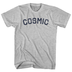 Cosmic Adult Cotton T-shirt Grey Heather