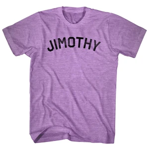Jimothy Adult Tri-Blend T-shirt - Athletic Purple
