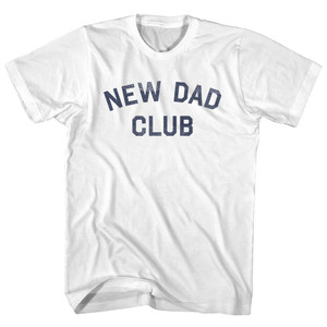 New Dad Club Womens Cotton Junior Cut T-Shirt - White