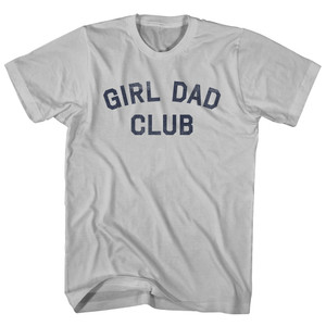 Girl Dad Club Adult Cotton T-shirt - Cool Grey