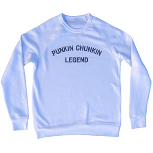 Punkin Chunkin Legend Adult Tri-Blend Sweatshirt - White