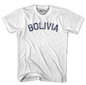 Adult Medium - Bolivia Vintage T-shirt-Adult - White Cotton - Final Sale Z480