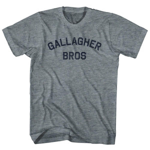 Gallagher Bros Womens Tri-Blend Junior Cut T-Shirt - Athletic Grey