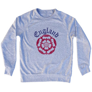England Rose Adult Tri-Blend Sweatshirt - Grey Heather
