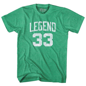Boston Legend 33 Adult Tri-Blend T-Shirt - Heather Kelly