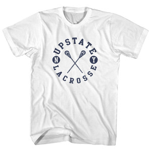 Upstate Ny Lacrosse Youth Cotton T-Shirt - White Upstate Ny Lacrosse Youth Cotton T-Shirt - White