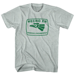 Hecho En Rancho Cucamonga Eagle Adult Tri-Blend T-shirt - Athletic Cool Grey