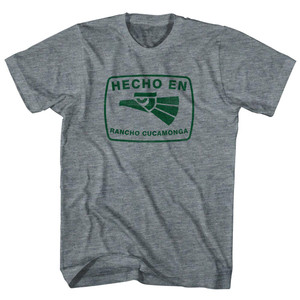 Hecho En Rancho Cucamonga Eagle Adult Tri-Blend T-shirt - Athletic Grey