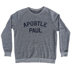 Apostle Paul Adult Tri-Blend Sweatshirt - Athletic Grey