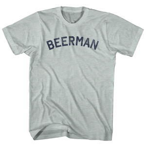Beerman Adult Tri-Blend T-shirt - Athletic Cool Grey
