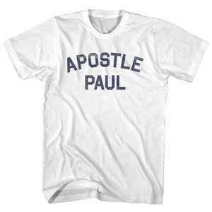 Apostle Paul Adult Cotton T-shirt - White