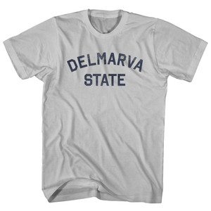 Delmarva State Adult Cotton T-shirt - Cool Grey