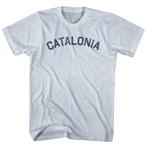 Catalonia Adult Tri-Blend T-shirt - Athletic White
