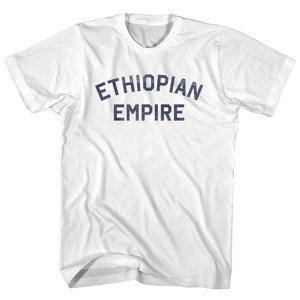 Ethiopian Empire Womens Cotton Junior Cut T-Shirt - White