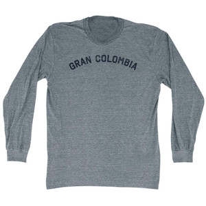 Gran Colombia Adult Tri-Blend Long Sleeve T-shirt - Athletic Grey