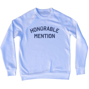 Honorable Mention Adult Tri-Blend Sweatshirt - White