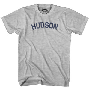 HUDSON Womens Cotton Junior Cut T-Shirt - Grey Heather