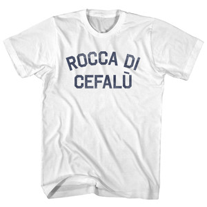 Rocca di Cefalu Adult Cotton T-shirt - White