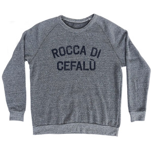 Rocca di Cefalu Adult Tri-Blend Sweatshirt - Athletic Grey