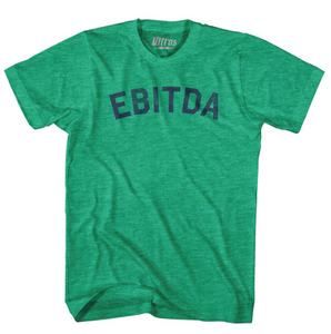 Adult Medium - Ebitda Adult Tri-Blend T-shirt - Athletic Green - Final sale Z481