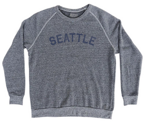 Adult X-Small - Seattle Adult Tri-Blend Sweatshirt - Athletic Grey - Final Sale Z61