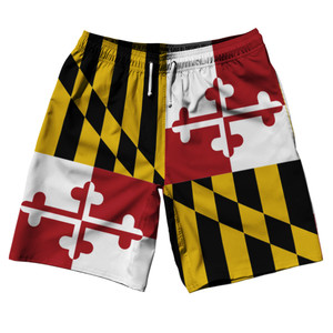 Maryland Flag 10" Swim Shorts Made in USA - Flag